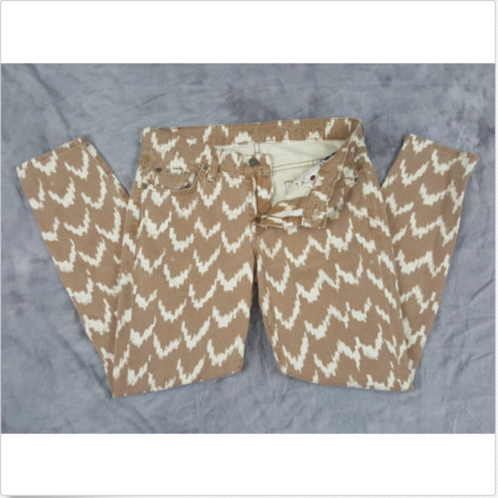 7 For All Mankind The Cropped Skinny Jeans Size 27